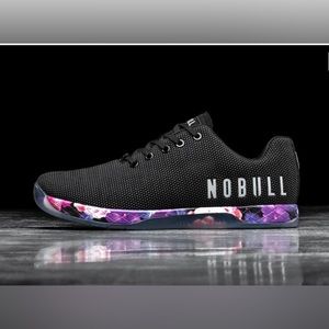 Black Space Floral Trainer (women’s)